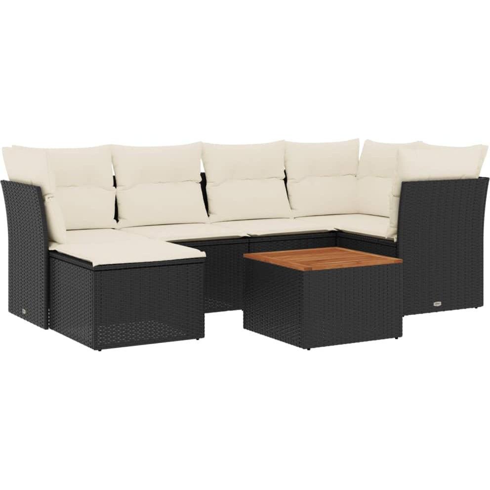 VidaXL, Gartenlounge, 10-tlg. Garten-Lounge-Set mit Kissen