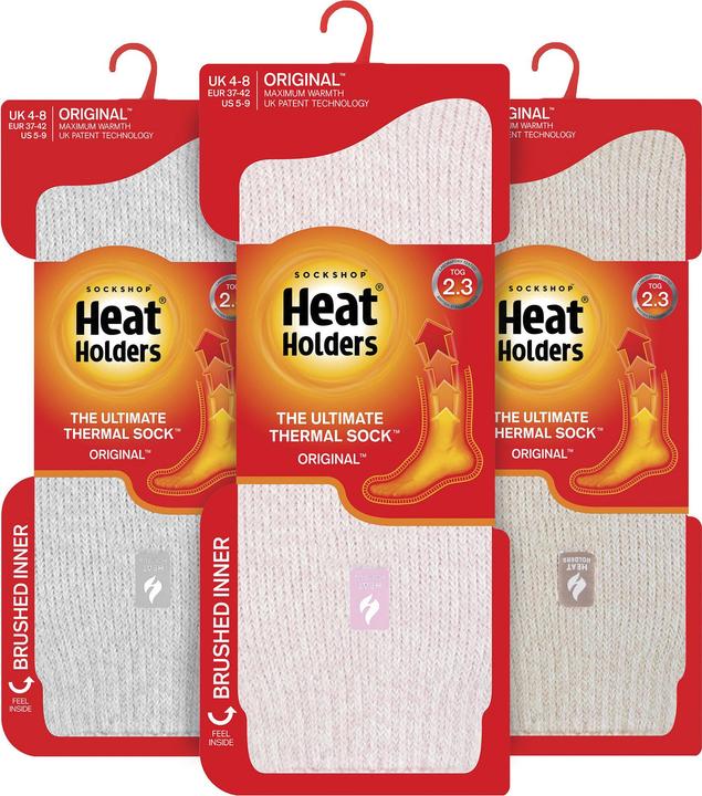 Heat Holders 3er Pack Thermosocken | Warme Isolierte Socken für Winter (pack of 3, 37 - 42)