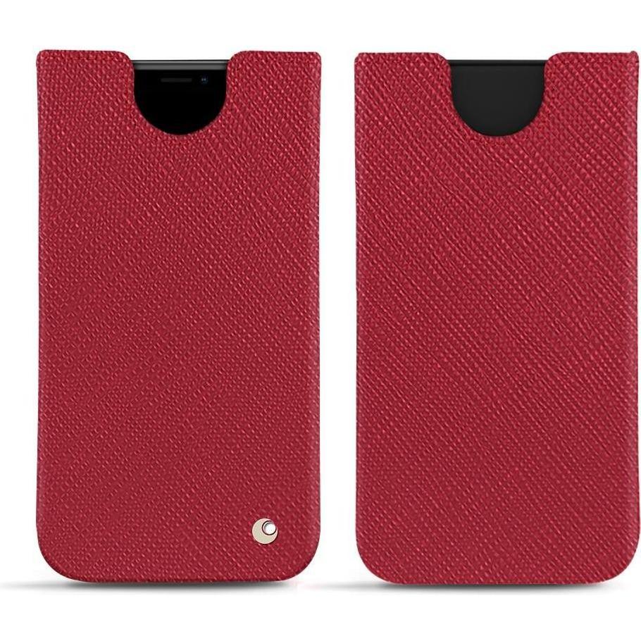 Noreve Lederschutzhülle (Apple iPhone XS Max), Smartphone Hülle, Rot