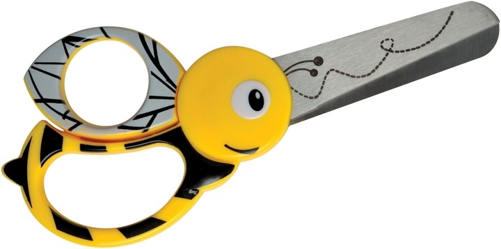 Actual product image Fiskars Animal scissors for children bee (13 cm)