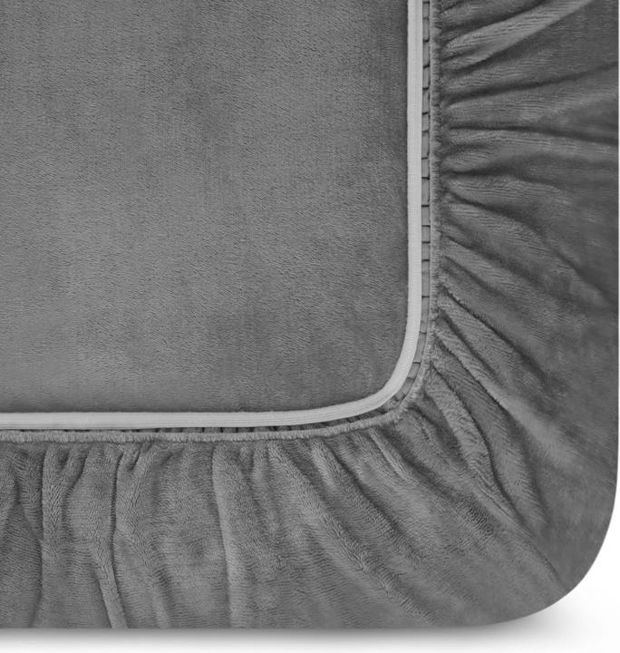 Actual product image Aspero Flannel fitted sheet PERPIGNAN (90-100 x 200 cm)