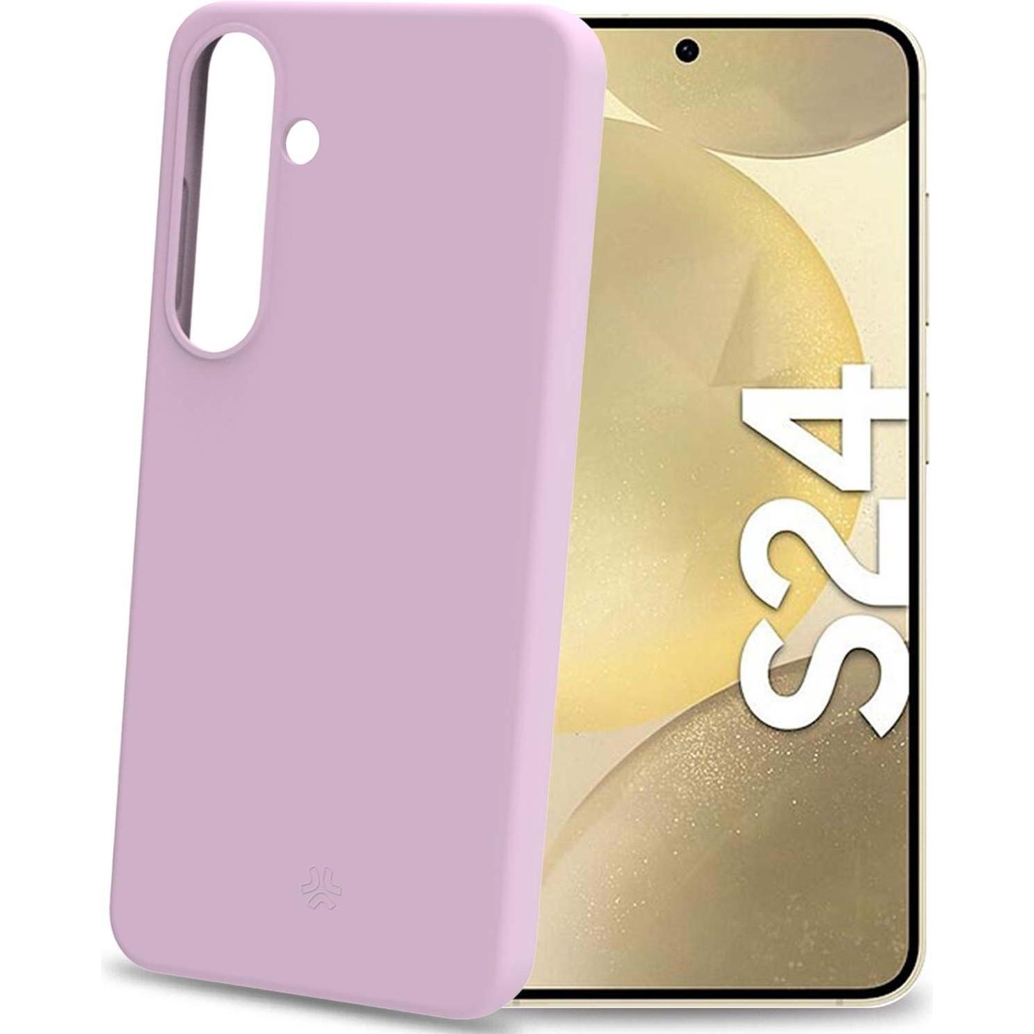 Celly Rosa Cromo Galaxy S24 5G (Samsung Galaxy S24), Cover Smartphone,