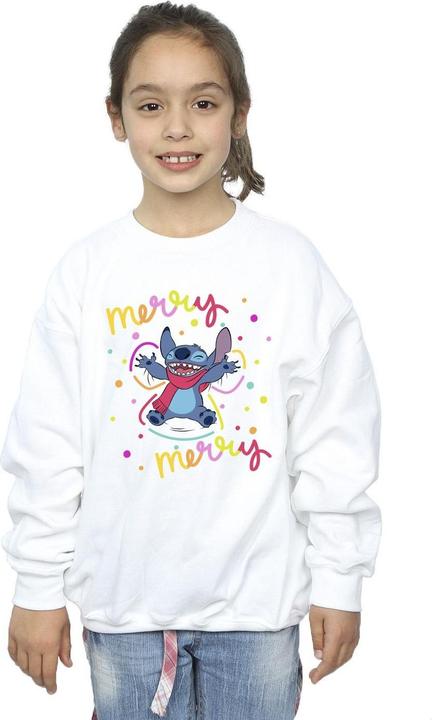 Produktbild Disney Lilo & Stitch Merry Rainbow Sweatshirt Mädchen (104)