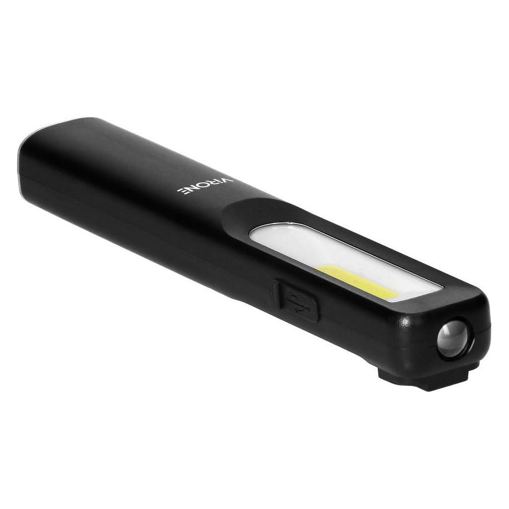 Orno, Werkplaatsverlichting, Werkplaats Led Lamp 3W 200lm + 3W 150lm, 1200mah, 3 Standen, 100%, 50%, Led Vooraan, Magneet, Strop (200 lm)