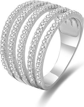 Produktbild Beneto Silver ring with zircons AGG346 - Circuit: 60 mm (L) (60)