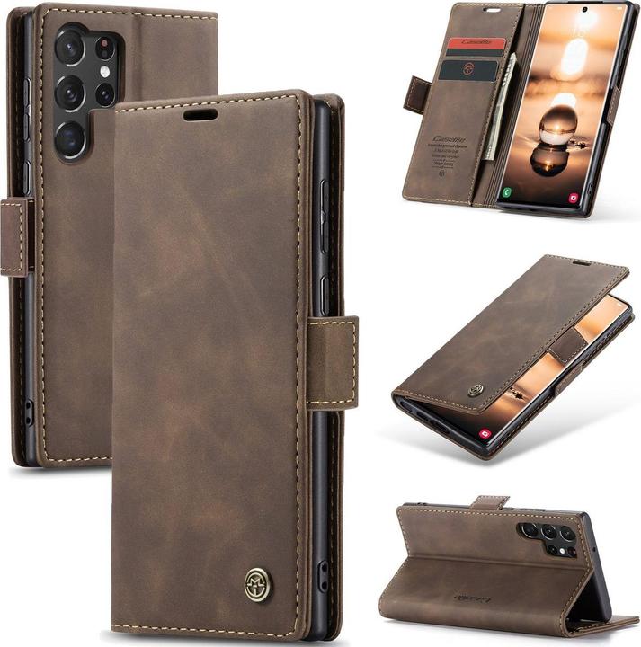 Actual product image König Design Case Mobile Protection for Samsung Galaxy S23 Plus Ultra Case Cover Wallet Bag (Samsung Galaxy S23 Ultra)