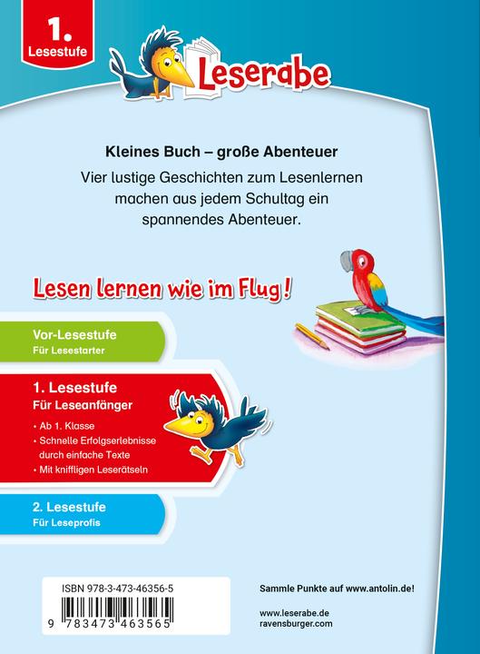 Produktbild Ravensburger Leserabe - Sonderausgaben: Erstlesegeschichten - Schulhof (Deutsch, Claudia Ondracek, Doris Arend, 2024)