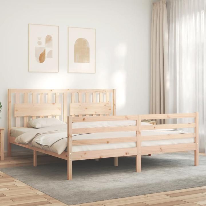 Actual product image vidaXL Bettrahmen (180 x 200 cm)