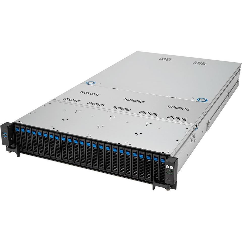 ASUS Platforma Rack (2U) RS720A-E12-RS24U AMD Epyc 9004 (24x NVMe 2xM.2 3xGPU 2x10Gbe IPMI 1+1 (AMD 