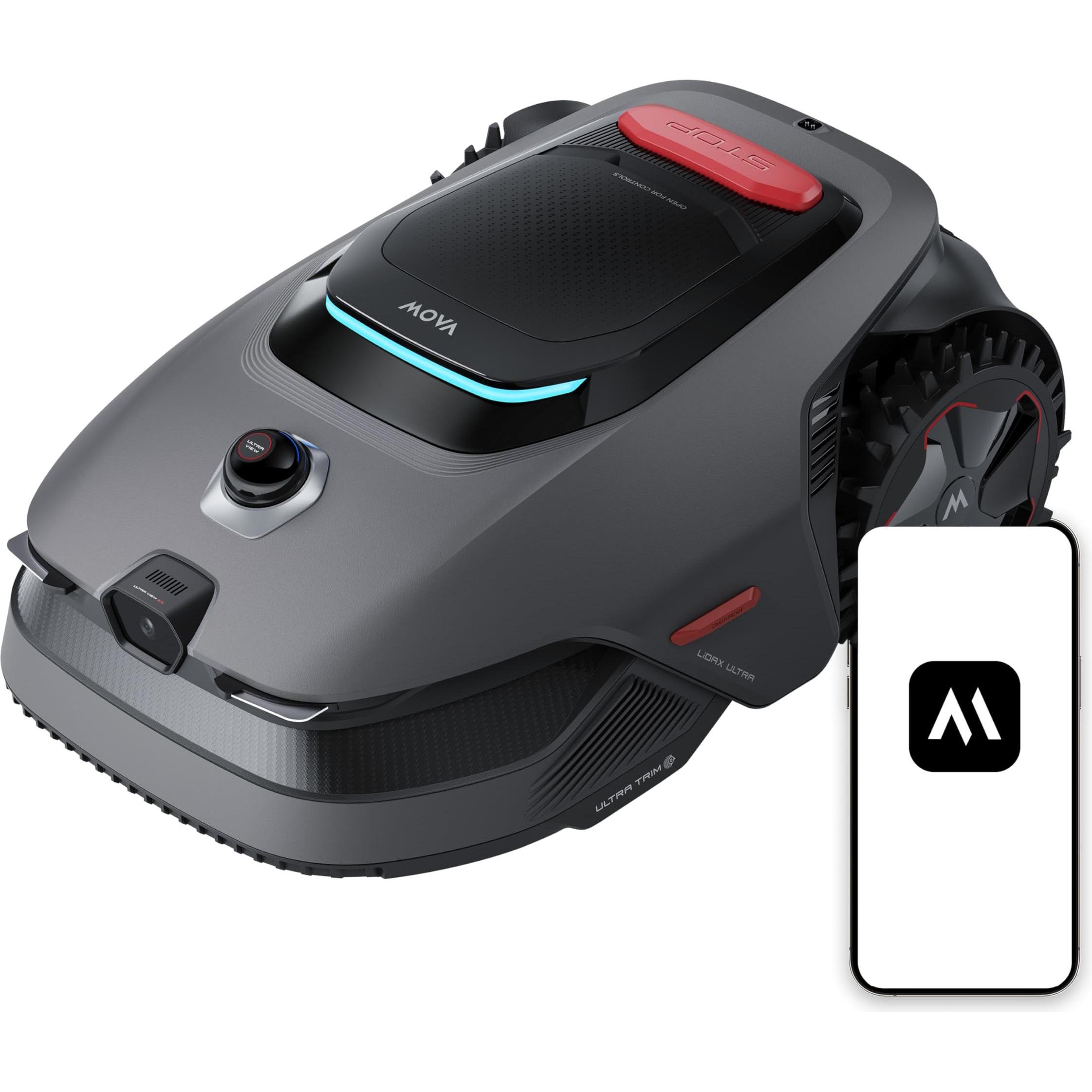 Mova, Robot tosaerba, Mähroboter LiDAX Ultra 1600 mit 3D-LiDAR (1600 m², Senza filo di confine)