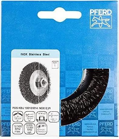 Actual product image Pferd Metal brush 100x10mm KBU INOX 0.3 M14