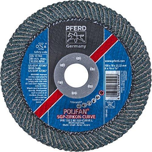 Pferd, Schleifmittel, Grinding wheel PFR 150 Z40 SGP-CURVE L (Z40)