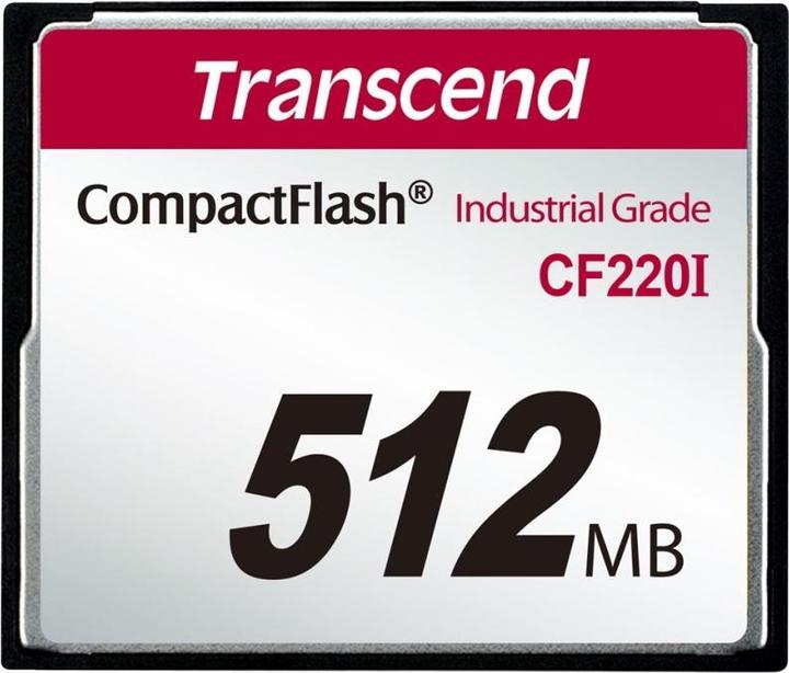 Actual product image Transcend CF200I Industrial Temp (0.51 GB, CF)