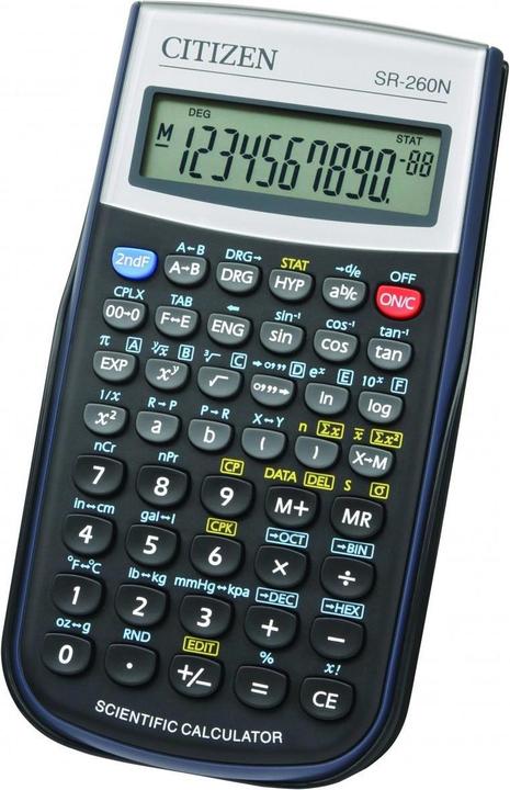 Actual product image Citizen Calculator scientific SR 260N