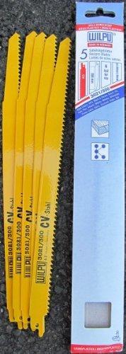 Actual product image WILPU Saws for wood, plastic 122/150 5pcs. 280 mm 3021/300