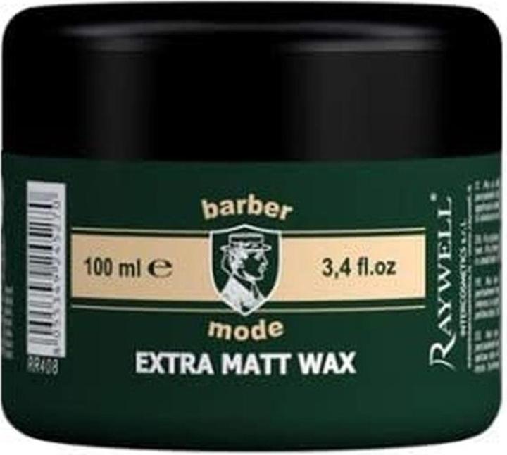 Raywell Ceara pentru par Barber Mode Extra Matt, Toate tipurile de par, 100ml (Haarwachs, 100 ml)