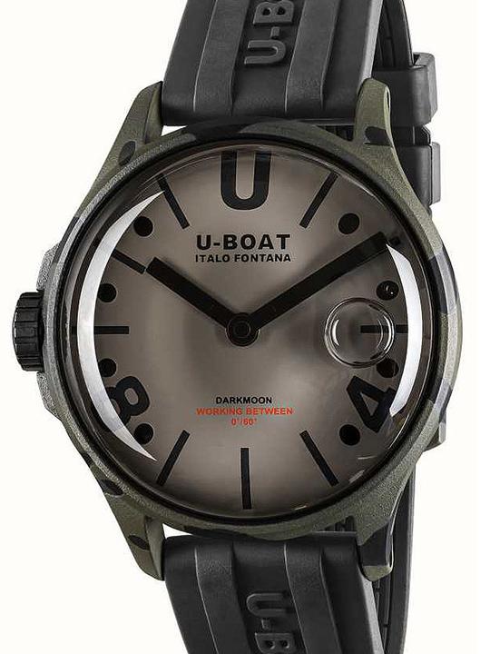 U-Boat 9550 Darkmoon Grey Camouflage Herrenuhr 44mm 5ATM (Sportuhr, 44 mm)
