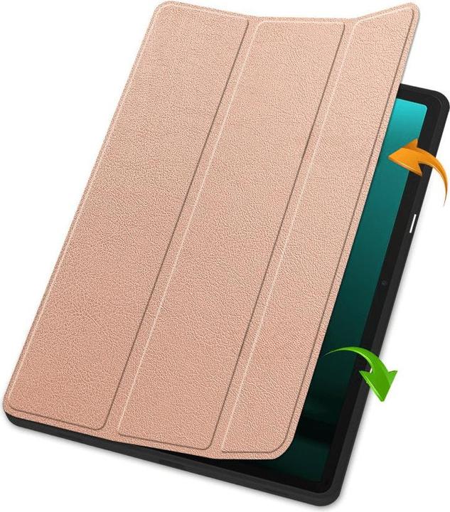 Produktbild Cover-Discount Galaxy Tab S9+ / S9 FE+ - Smart Case Silikon roségold (Galaxy Tab S9+, Galaxy Tab S10+, Galaxy Tab S9 FE)