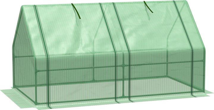 Actual product image Outsunny Greenhouse with plug-in system Structure