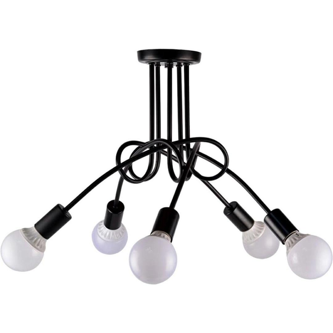ATL Telecom Ltd, Wandleuchte + Deckenleuchte, ZD74A Modern luminaire 5 black