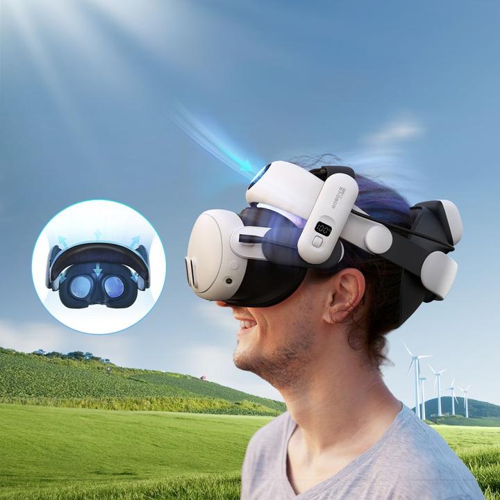 Actual product image Bobovr S3 PRO Battery Relief Strap for Meta Quest 3