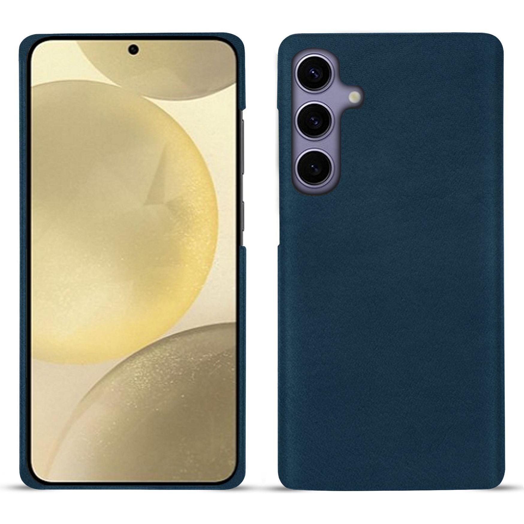 Noreve Lederschutzhülle (Samsung Galaxy S23+, Samsung Galaxy S24+), Smartphone Hülle, Blau