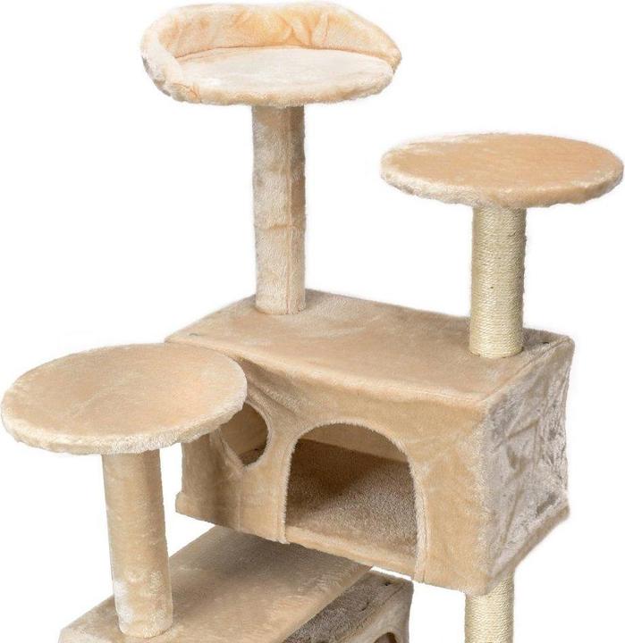 Actual product image FunFit Cat scraper, 7 levels, 131 cm, beige (131 cm)