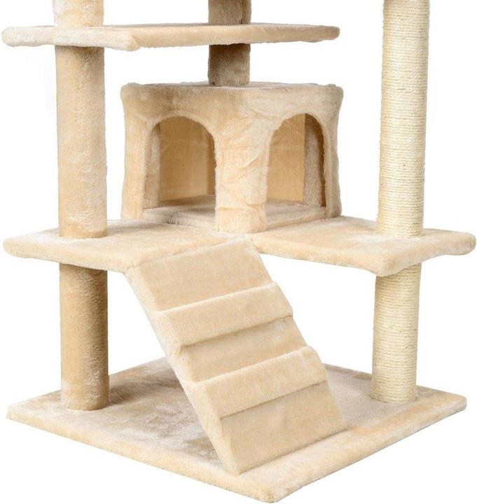 Actual product image FunFit Cat scraper, 7 levels, 131 cm, beige (131 cm)