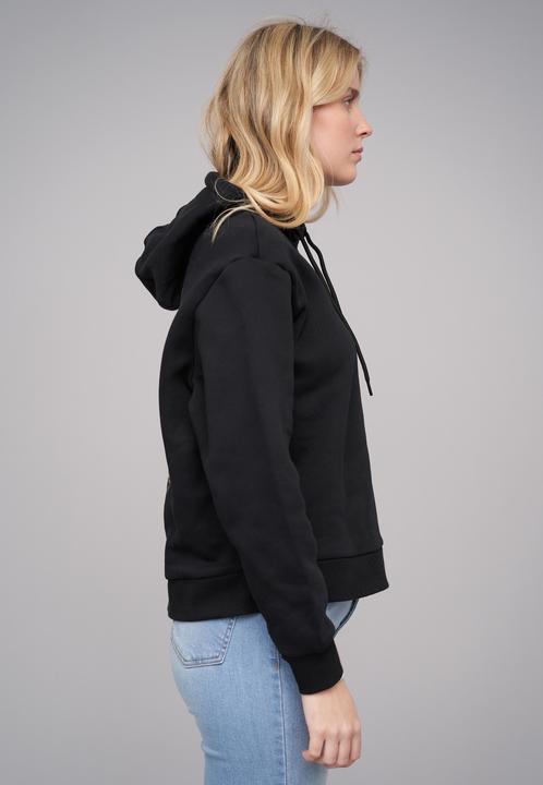 Produktbild Merchcode Ladies 77 Botanical Black Everyday Hoodie - 187593 (S)