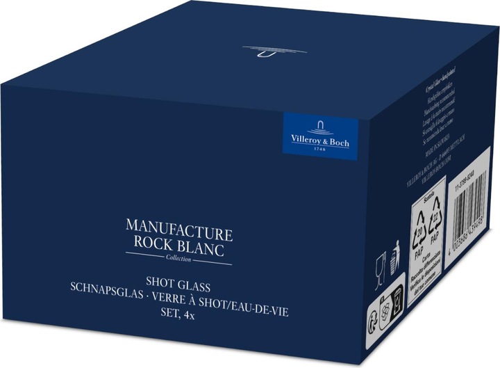 Immagine prodotto Villeroy & Boch Set di 4 bicchieri da cocktail Fabbricazione Rock blanc (0.80 dl, 4 x, Bicchiere di vetro)