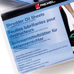 Actual product image Rexel Lubricant sheets for document shredders
