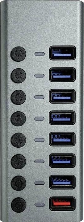 Actual product image Maxtrack 8 port USB 3.0 hub (8 Ports)
