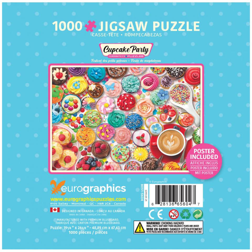 Thumbnail - Eurographics Cupcake Party Puzzledose (1000 Teile)