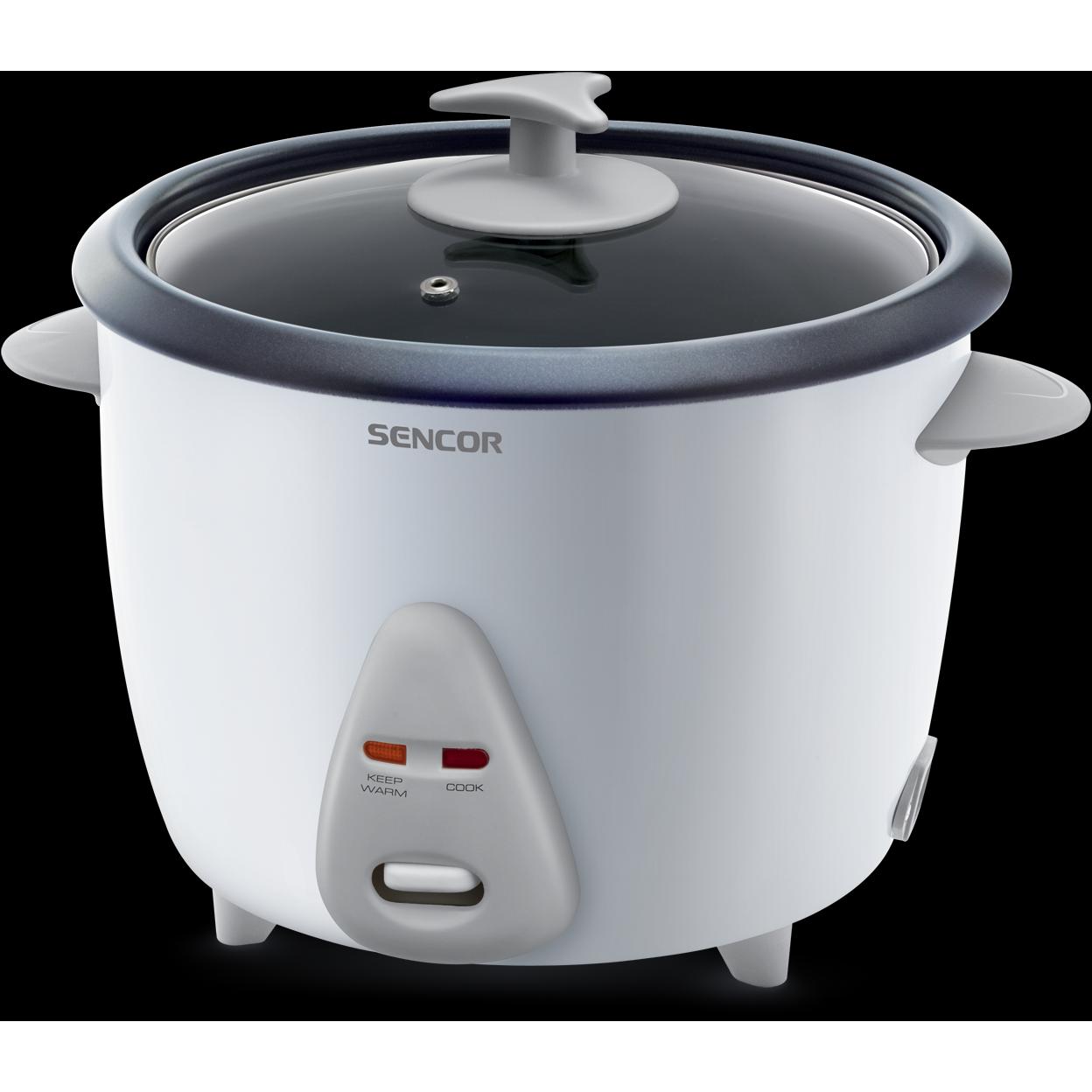 Sencor Rice cooker SRM 1500WH, Dampfgarer + Reiskocher, Weiss