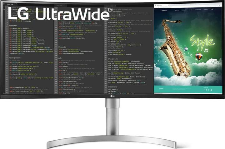 Actual product image LG 35-inch monitor 35WN75C-W 21:9 QHD (3440 x 1440 pixels, 35")