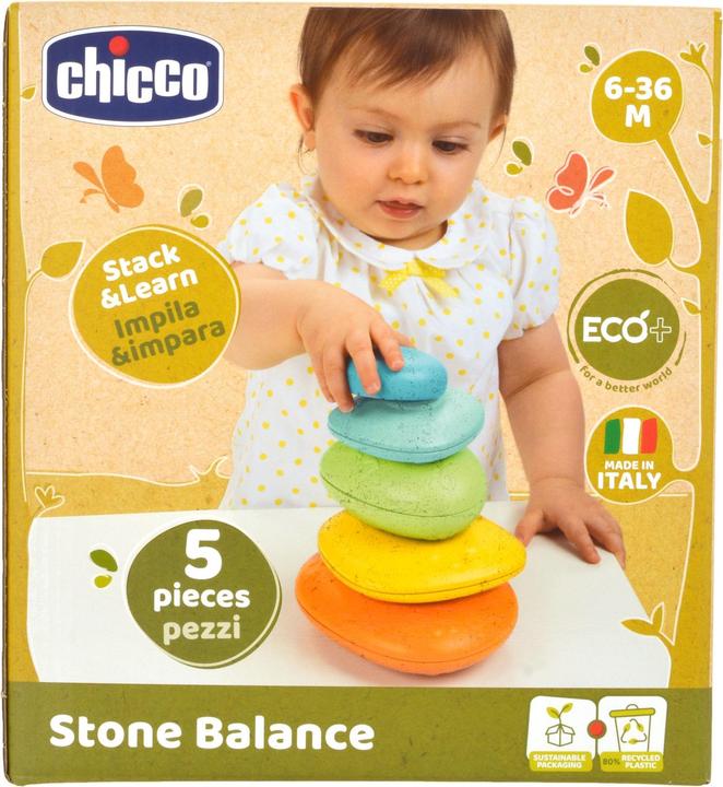 Produktbild Chicco Stapelspielzeug Balance Steine ECO+