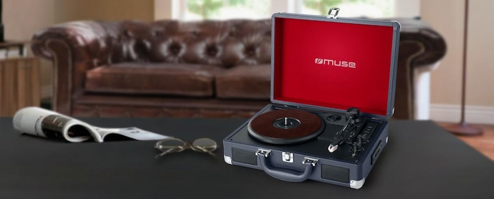 Image du produit Muse Système stéréo à platine MT-103 DB 3 vitesses, port USB, AUX in
