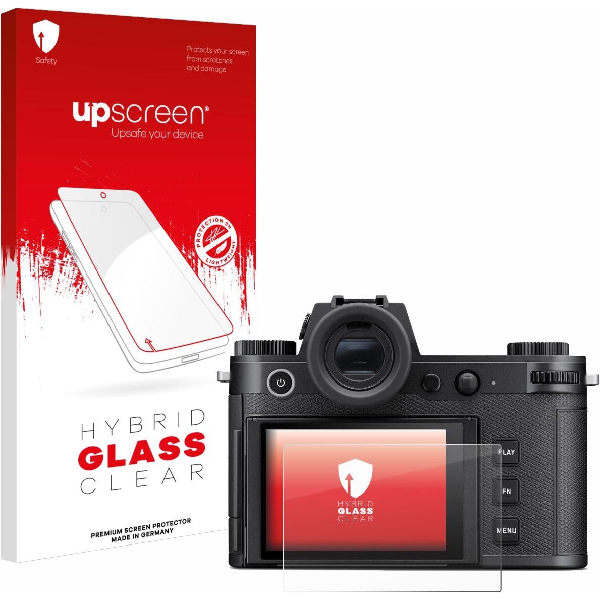 upscreen Schutzglas Schutzfolie Displayschutz Display Schutz Glas Folie klar (Displayschutz), Kameraschutz