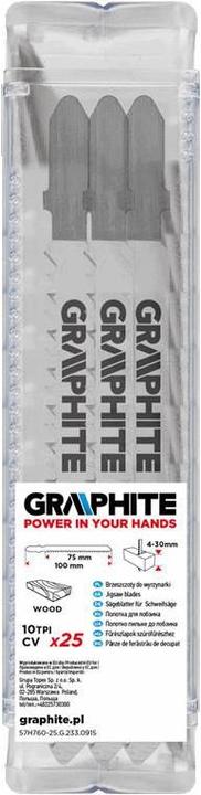 Immagine prodotto Graphite Coltelli da puzzle 10TPI tipo T 25 pz. 57H760-25