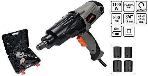 Actual product image Sthor Electric impact wrench 1100W 3/4"800Nm 57097 (Rechargeable battery operated)