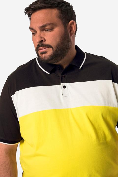 Immagine prodotto Men+ Poloshirt, Halbarm, Bauchfit, Colorblocking, bis 84/86 (80)