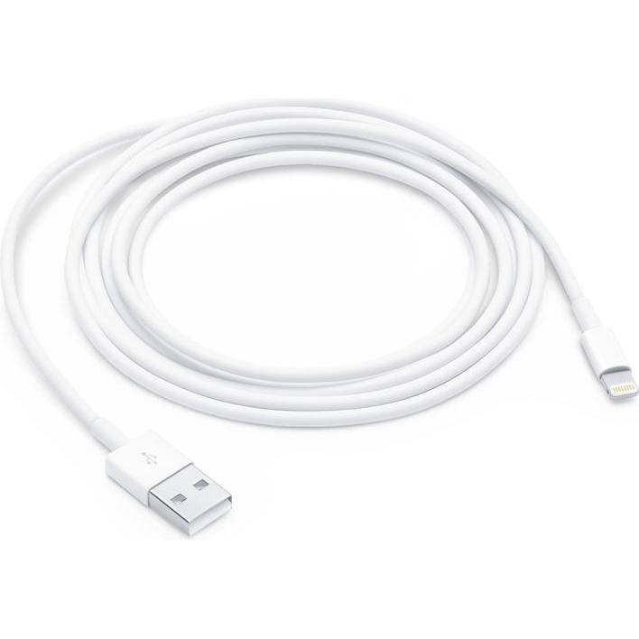Thumbnail - NoName MD819 iPhone Lightning Datový Kabel White (Bulk) (2 m, USB 2.0), USB Kabel