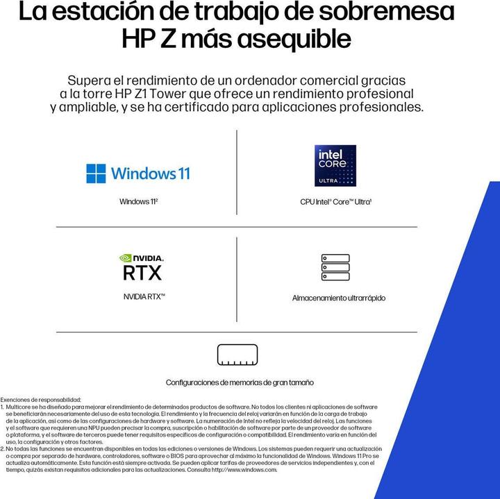 Actual product image HP Z1 Tower G1i Desktop PC Wolf Pro Security Edition (1000 GB, 32 GB)