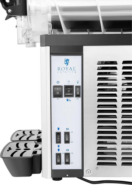 Produktbild Royal Catering Slush Maschine Slushmaschine Eis Slusheis Eismaschine 2X12 Liter