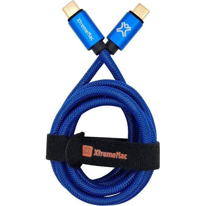 Xlayer Cavo Balistico Premium Da USB-C A Usb- Completamente Reversibile Da 1,2 M Blu (1.20 m, USB 3.2 Gen 1), Cavo USB