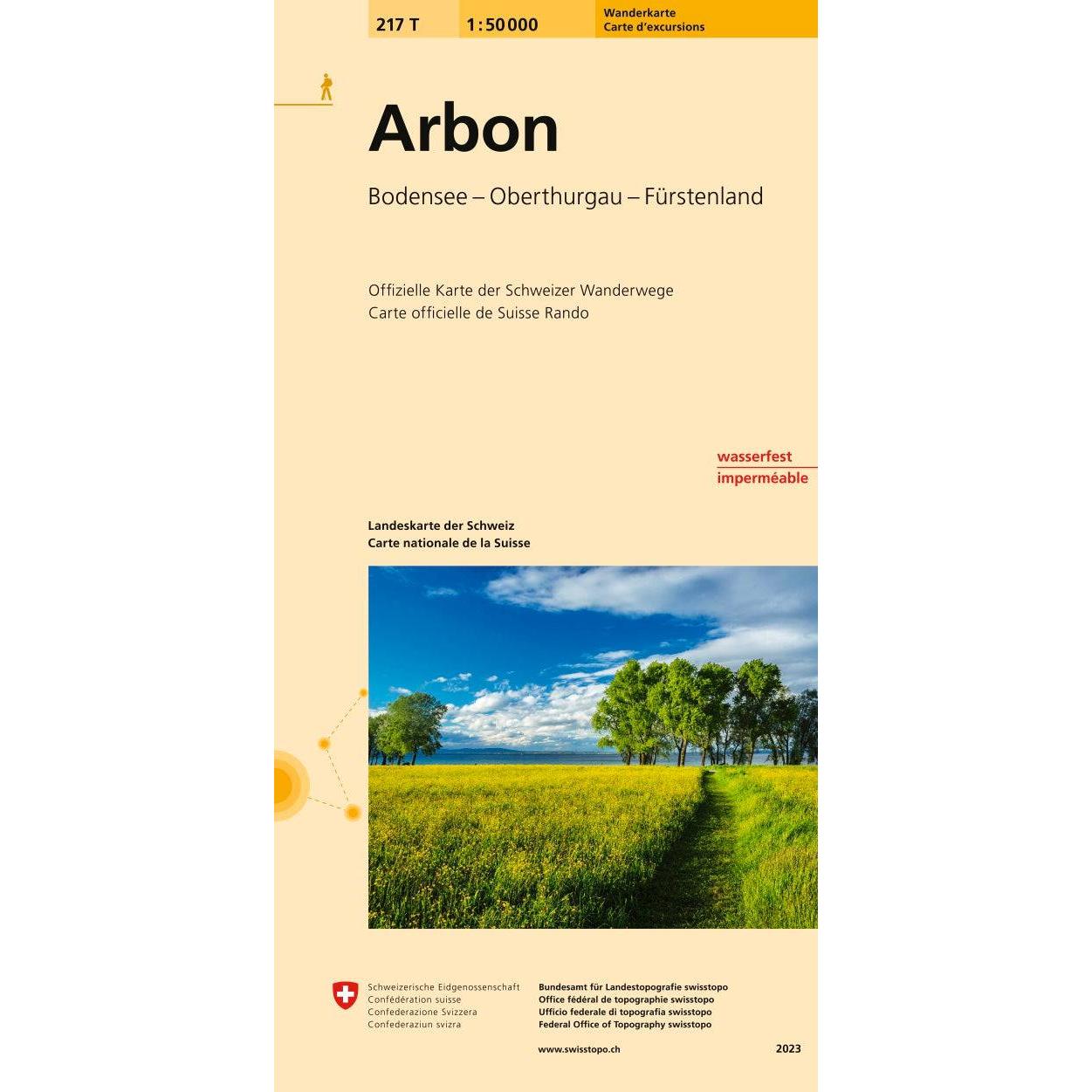 Landkarte 217T Arbon 1:50'000, Landkarte