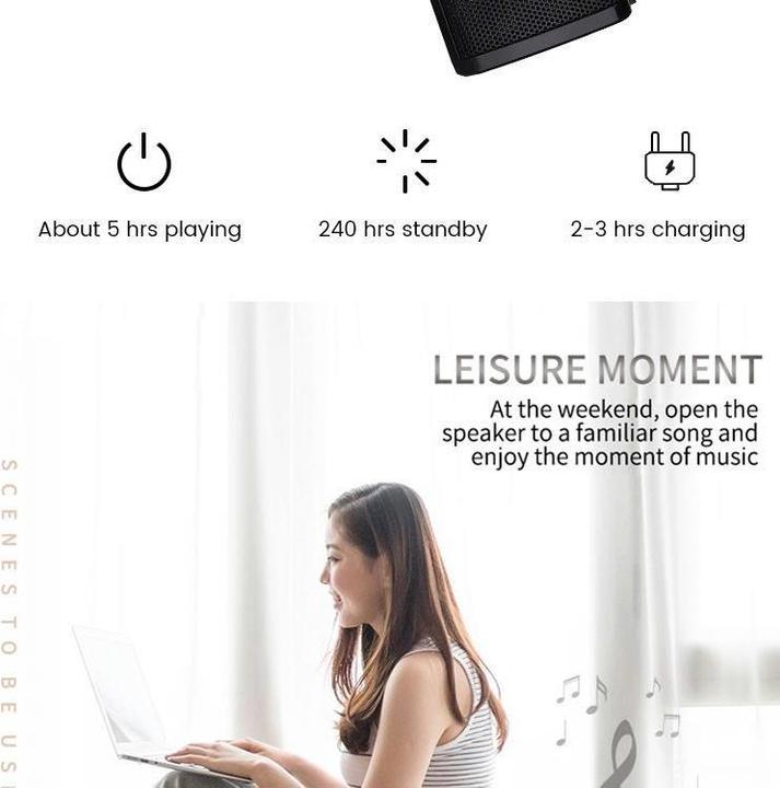 Actual product image Somostel SMS-H330 2X5w TV Soundbar with 3D Surround Sound (10 W, 2.0 Channel)