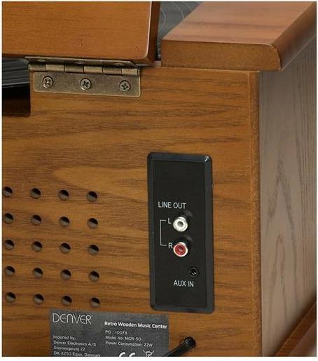 Image du produit Denver MCR-50 patefonas Ruda