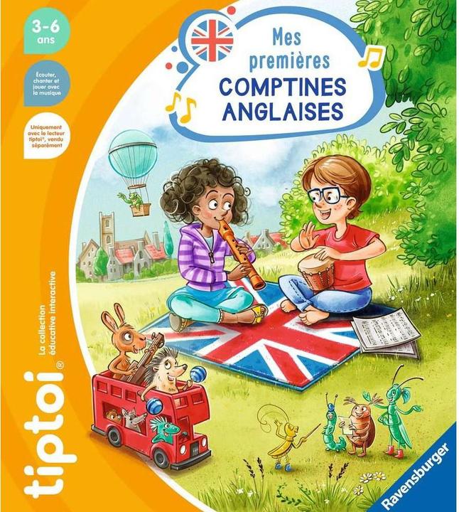 Produktbild tiptoi Mes premières comptines anglaise (Französisch, Collectif, 2023)