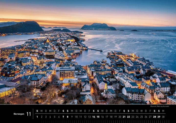 Immagine prodotto Calendario Premium Norvegia 2026 (50 x 35 cm)